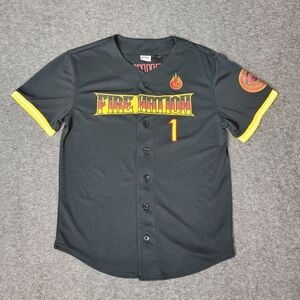 Avatar The Last Airbender Fire Nation Zuko #1 Baseball Jersey Mens XS Amine